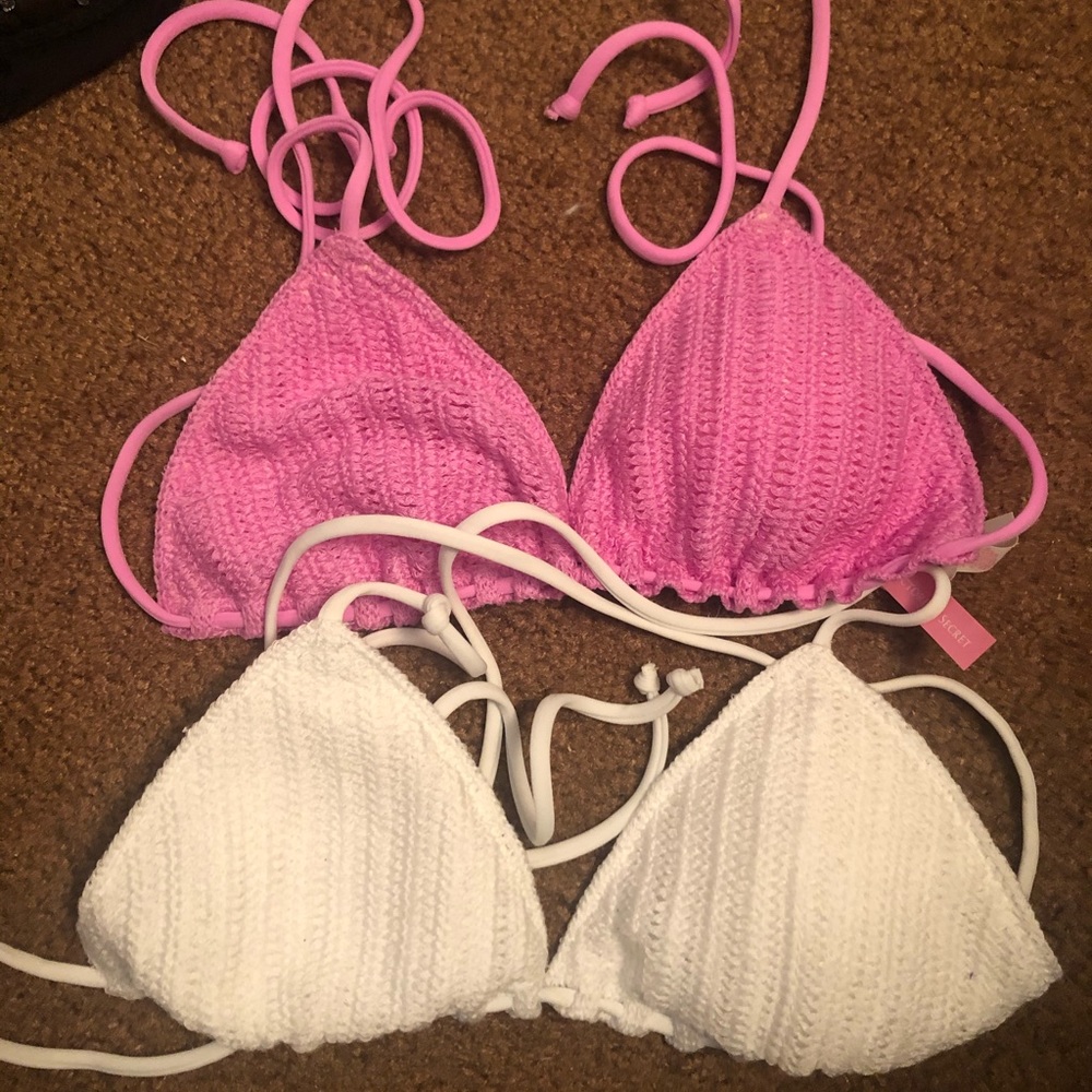 2 Victoria Secret Swim string tops